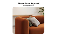 Back Accent Chair Cream Design Modern Seating Sofa Light Luxury Aesthetic Seating Furniture for Adults, Readers, Cafe, Beauty Salon, Apartment