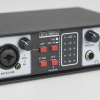 USB Audio Interface Compact Audio Interface with Type C Professional Mixer for Content Creators, Streamers