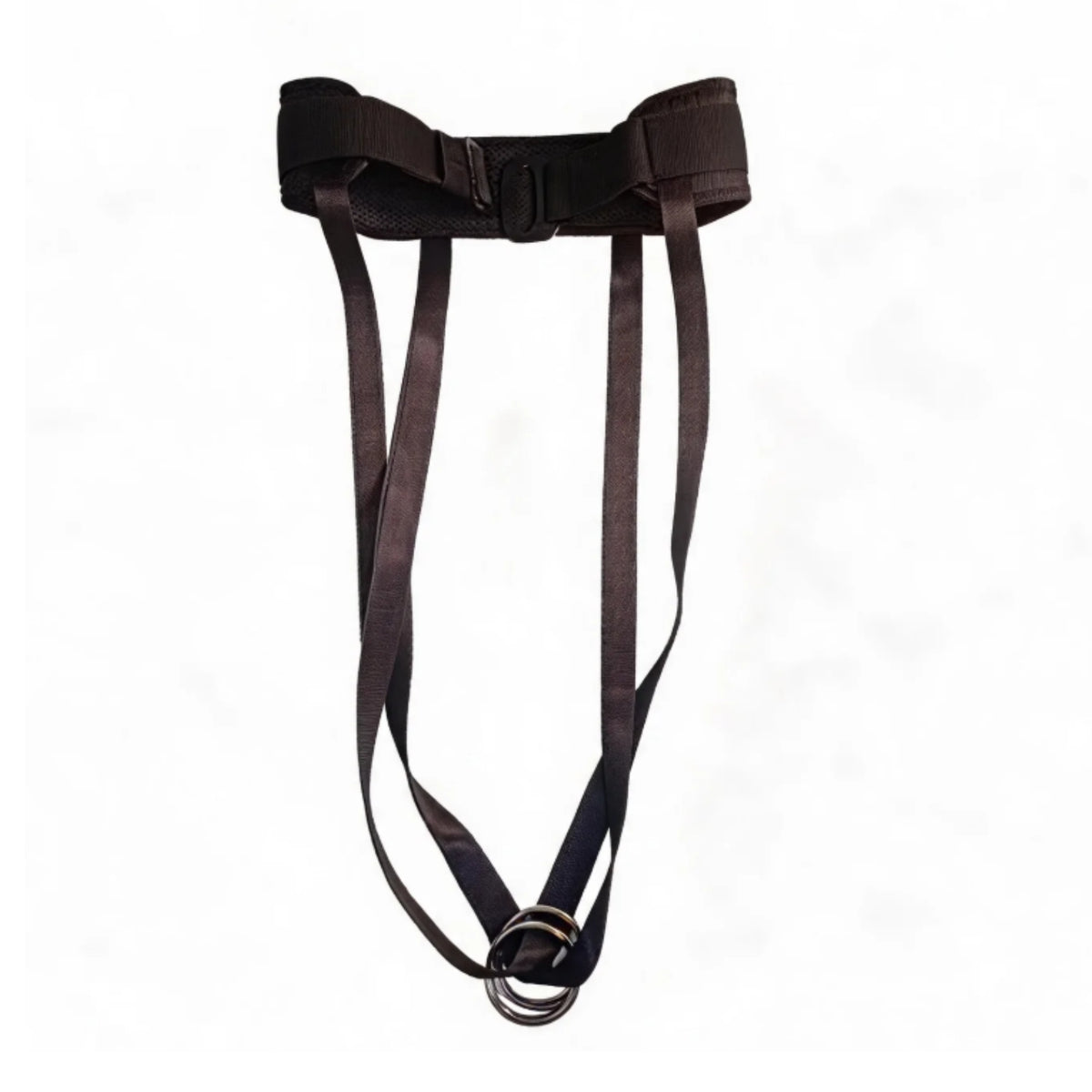 Sacral Support Belt Adjustable Sacral Belt with Metal Rings Stabilization Strap for Body Alignment Discipline
