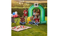 Soccer Championship Arch Decoration Giant Size Football Entry Arch Sports Themed Soccer Championship Inflatable for Festival, Stadium