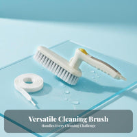 Liquid Dispensing Shoe Brush Versatile Liquid Adding Shoe Brush Multifunctional Push Button Cleaning Tool for Homeowners, Homemakers, Home, Travel