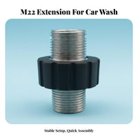 M22 Male to Male Connector Rustproof Pressure Washer Hose Adapter