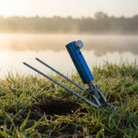Stainless Steel Fishing Rod Spike Holder Stable Fishing Rod Ground Stake Heavy Duty Universal Fit for Anglers, Outdoor