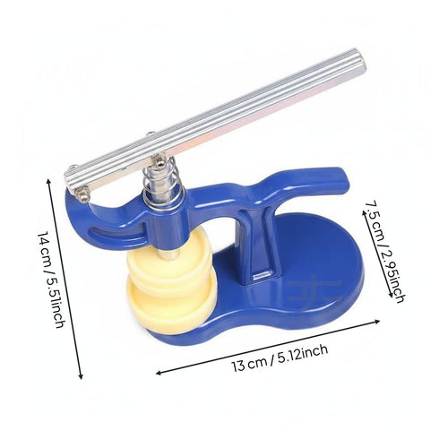 12 Dies Watch Back Press High Quality Plastic Watch Case Closing Press Vertical Downward Pressure Easy to Use for Watchmakers