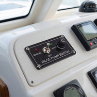Bilge Pump Switch Panel Manual-off-Auto Bilge Pump Switch with Indicator Lights Marine-Grade Compact for Boat Owners, Boats