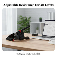 Adjustable Wrist Exerciser Portable Adjustable Wrist and Forearm Strengthener Construction Forearm Strength for Rock Climbers, Workout