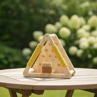 Tabletop Bird Stand Compact Wooden Parrot Stand Tabletop Bird Perch Stable Indoor for Parrots