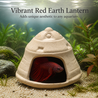 Aquarium Ceramic Breeding Cave Decoration for Fish and Shrimp