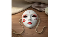 Hand-Painted Full Face Mask Vintage Design Traditional Chinese Attire Accessory