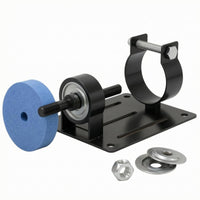 Fixed Bracket Drill Grinding Adapter Metal Frame Drill to Grinder Conversion Kit Slotted Mounting Holes Angle Grinder Conversion Kit Spindle Shaft