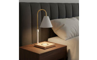 Bedside Use Marble Candle Warmer Lamp Timer Timed Candle Warmer Flameless Adjustable Scented Melt Lamp Smokeless for Bedroom