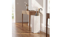 Square Metal Stand Modern Square Umbrella Holder Ventilated for Hallway