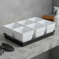 Root Control Pot With Drainage Holes Root Control Planter Air Pruning Pot Reusable Square Cactus Planter Long-Lasting