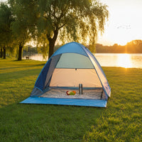 Ventilated Design Self-Deploying Beach Tent Waterproof Automatic Beach Shelter Outdoor Gear for Families, Picnic, Hiking