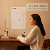 2026 Self-Discipline Habit Tracker Wall Calendar for Students