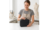 Divided Organizer Bag 600D Oxford Cloth Hand-Carry Case Compact Zippered Storage Bag