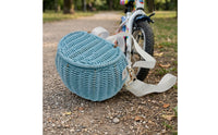 Basket Bag Summer Basket Purse with Strap Trendy Handbag for Bike Rides