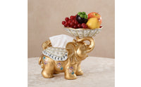 Elephant Tissue Box Holder Glossy Elephant Tissue Box Cover Stylish for Coffee Table
