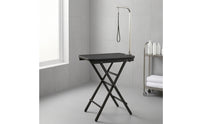 Anti-Slip Foldable Pet Table with Strap Compact Cat Grooming Station Space Saving Furniture