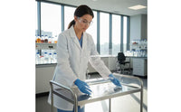 Pipette Rack Transparent Acrylic Pipette Stand Open-Frame Holder for Technicians, Students, Scientific Facility, Classroom