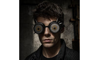 Steampunk Goggles Punk Gothic Goggles Industrial Eyewear for Cosplayers, Cosplay, Costume Parties
