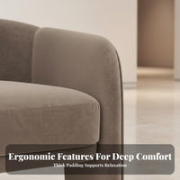 Modern Design curved shaped Sectional Couch configurable Commercial Furniture Ergonomic Support Lounge Seating High-Resilience Foam for Hotel Managers, Salon Owners, Interior Designers, Reception Area, Office, Living Room, Large Bedroom