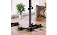 Adjustable Height Rehabilitation Parallel Rails Widened Base Walking Rehab Bar Side Knobs Parallel Rails Green Handrails