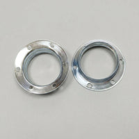 E27 Lamp Holder for Secure DIY Lighting Projects, Iron E27 Fitting with Flange, Smooth Non-Threaded Design, Lampshade Reducer Ring Pack