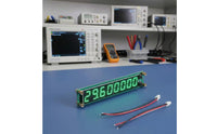 Wide Measurement Range Frequency Display Component Selectable Gate Times Digital Frequency Counter Compact Design for Electronics Hobbyists
