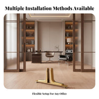 Office Divider Foot Mobile with Brakes Room Divider Feet Movable Design Partition Support for Facility Managers, Co-Working Space, Commercial Spaces