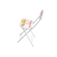 Foldable Backrest Chair Space-Saving space-efficient Seat with Backrest InstallationNo Assembly Required Household Furniture Portable for Small Apartment Dwellers, Home Office Users, Students, Study Room, Dormitory