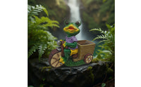 Frog Statue with Planter Outdoor Frog Planter Whimsical Ornaments for Gardeners, Patio, Balcony