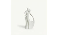 Nordic Design Abstract Couple Sculpture Minimalist Aesthetic Hugging Couple Statue Symbol of Love Hugging Lovers Figurine Ideal Gift for Couples, Newlyweds, Living Room, Entryway Table, Bookshelf, Office Desk