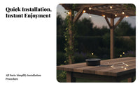 Solar Lantern Decorative Solar Hanging Lantern Easy to Install for Home Decoration