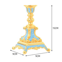 Candlestick Ornate Tabletop Ornament Metal for Decorators