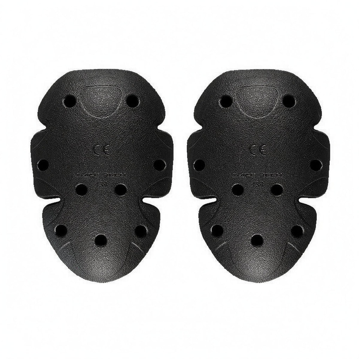 Ventilated Motorcycle Shoulder Pads Hard Plastic Vented Shoulder Protector Textured Surface CE Standard 2 Protector Pads Contoured Shape for Motorcyclists