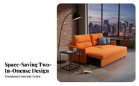 Electric Folding Sofa Bed Multi-Functional transformable Couch Space-Saving Household Furniture for Small Apartment Dwellers, Guest Hosts, Living Room