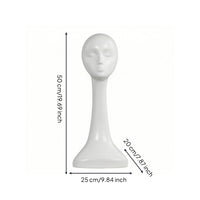 Mannequin Head Abstract Display Head Hard Hairpiece Stand for Retailers, Hairdressers, Shop Window