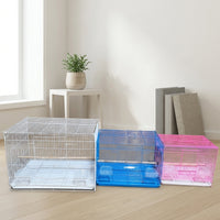 Bird Cage and Parrot Cage, Single-Level Rectangular Guinea Pig Cage and Pigeon Cage, Folding Pet Cage for Secure Indoor and Outdoor Enclosure
