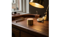 Solid Construction Cork-Top Pen Holder Compact Cylindrical Pen Holder Low-Height Pencil Cup Modern Design
