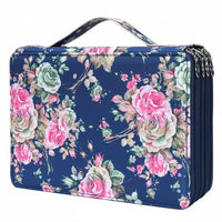 Pencil Case with 3-Layer Compartment Portable Three-Layer Pencil Case Pen Pouch for Students, Artists, School, Travel