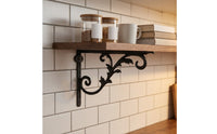 Decorative Shelf Brackets Ornate Decorative Bracket with Screws Vintage Bracket for Homeowners, Living Room, Entryway