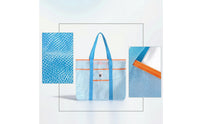 Lightweight Mesh Beach Tote Breathable Mesh Beach Bag Washable Foldable for Swimming Pool, Travel