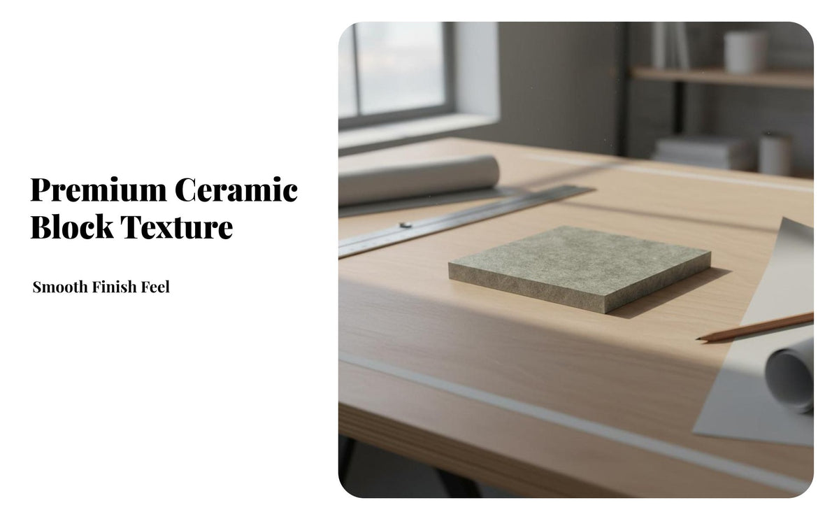 Ceramic Block Base Educational Model Building Base Plate Assembly Brick Baseplate for Workshop, Classroom
