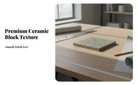 Ceramic Block Base Educational Model Building Base Plate Assembly Brick Baseplate for Workshop, Classroom