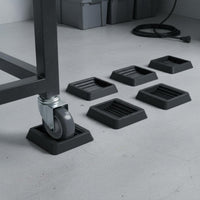 Furniture Wheel Stopper Wide Application Rubber Wheel Stopper Heavy Duty Caster Cup for Office