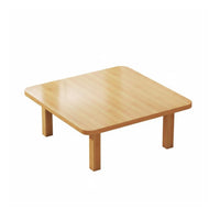 Space-Saving Foldable Square Table Multi-Purpose Square Collapsible Table Portable Floor Desk Easy Setup for Apartment Dwellers, Tea Enthusiasts, Meditators, Bay Window, Small Areas, Living Room, Bedroom