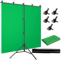 2x3m Green Screen Backdrop for Photography and Live Streaming