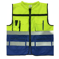 High Visibility Vest 360° Reflectivity Reflective Safety Vest Wear-Resistant Long-Lasting for Construction Workers, Cycling