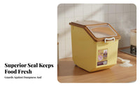 Rice Storage Bin Dampness-Resistant Airtight Rice Container Sealed Grain Container